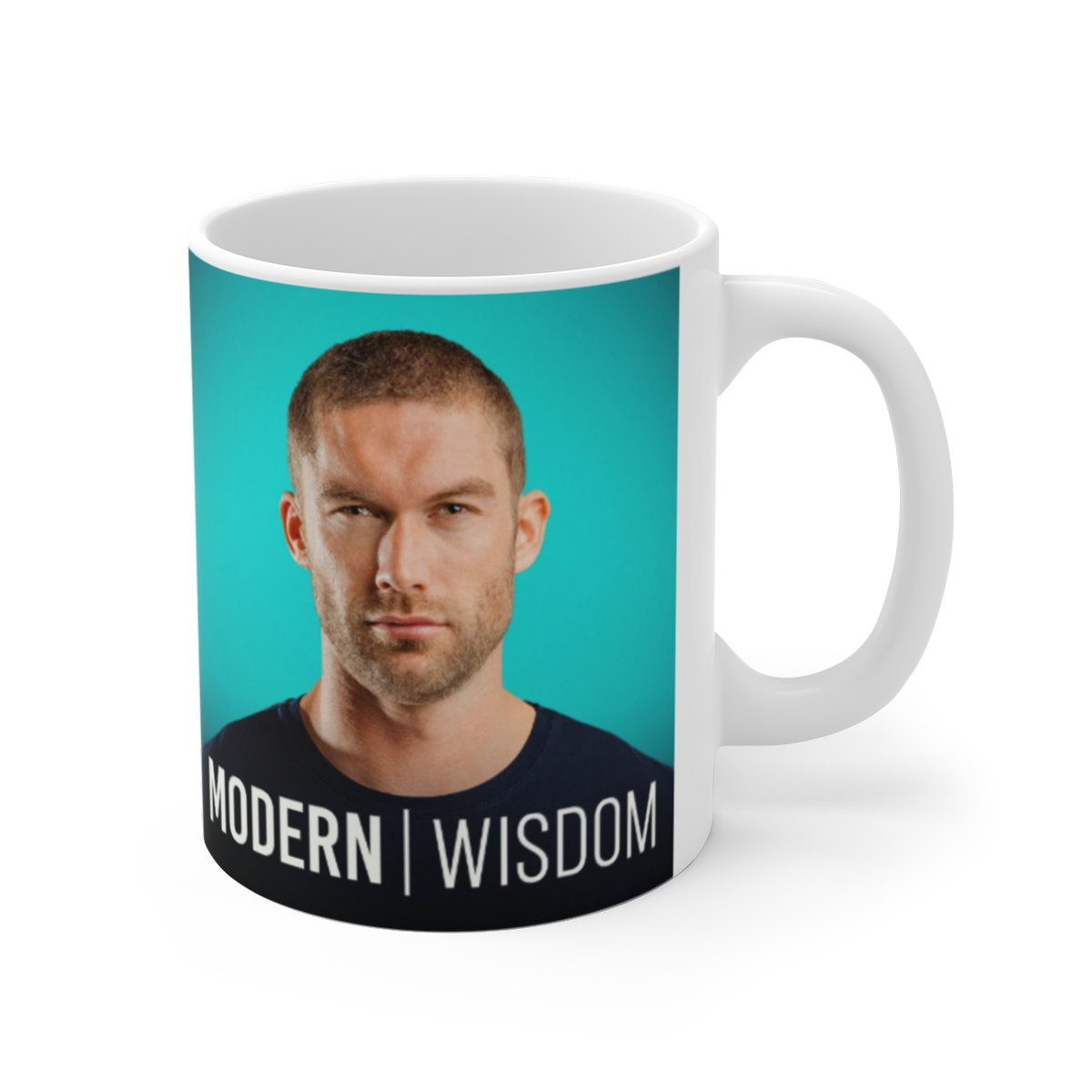 Modern Wisdom White Mug